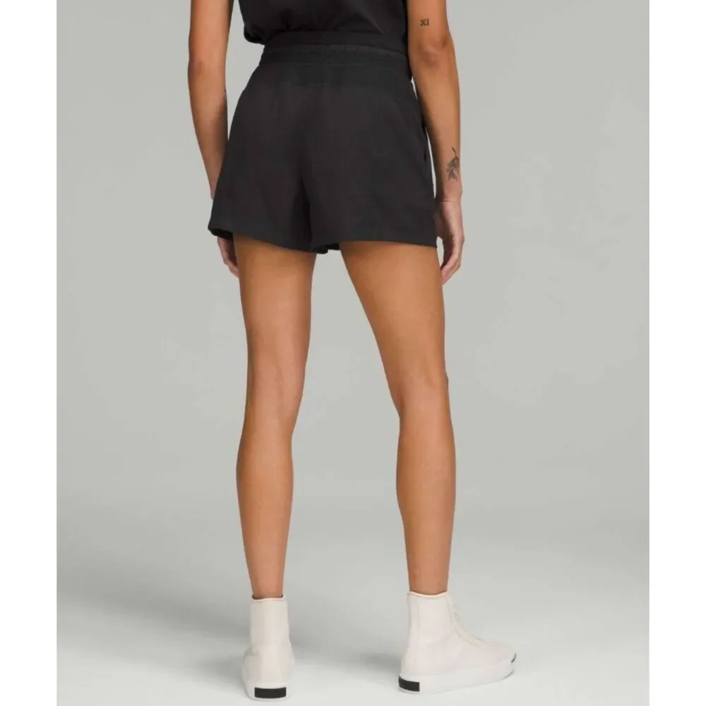 Lululemon Dance Studio High-Rise Short 3.5" Size 12 Black Athletic Loungewear - Picture 2 of 7